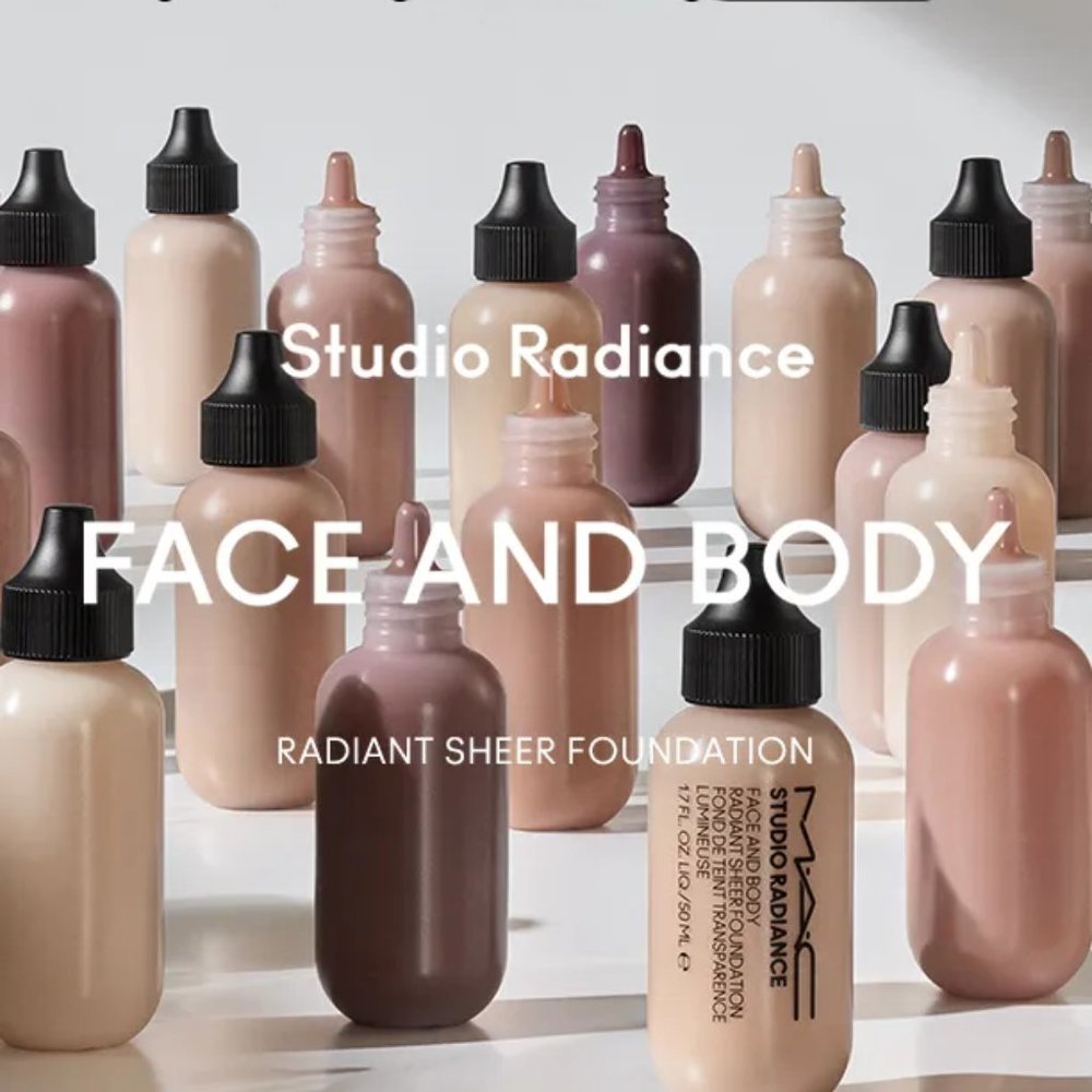 ✅ MAC # C2 / C4 / C6 Studio Radiance Face And Body Radiant Sheer Foundation